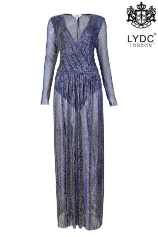 LYDC Metallic Double Split Maxi